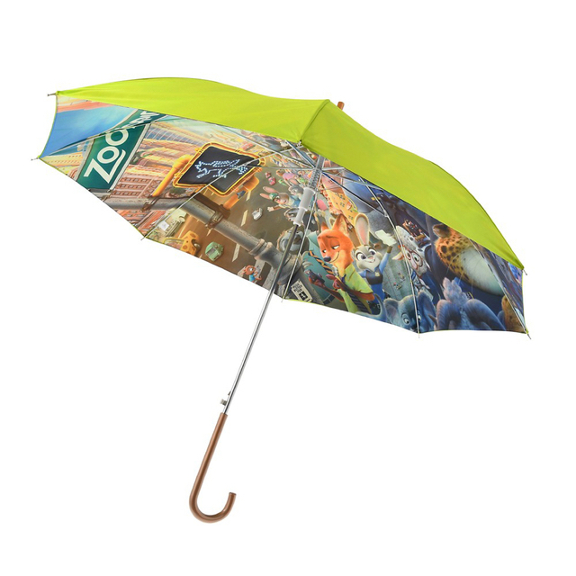 Disney(ディズニー)の<新品>ズートピア ジャンプ式傘 晴雨兼用 グリーン ディズニーストア レディースのファッション小物(傘)の商品写真