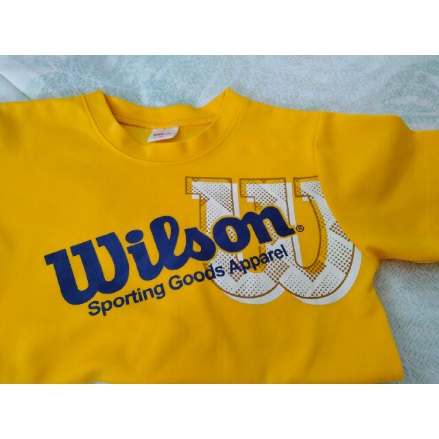 Wilson　きれいな黄色　サラッと涼しい　Ｔシャツ　内側メッシュ キッズ/ベビー/マタニティのキッズ服男の子用(90cm~)(Tシャツ/カットソー)の商品写真