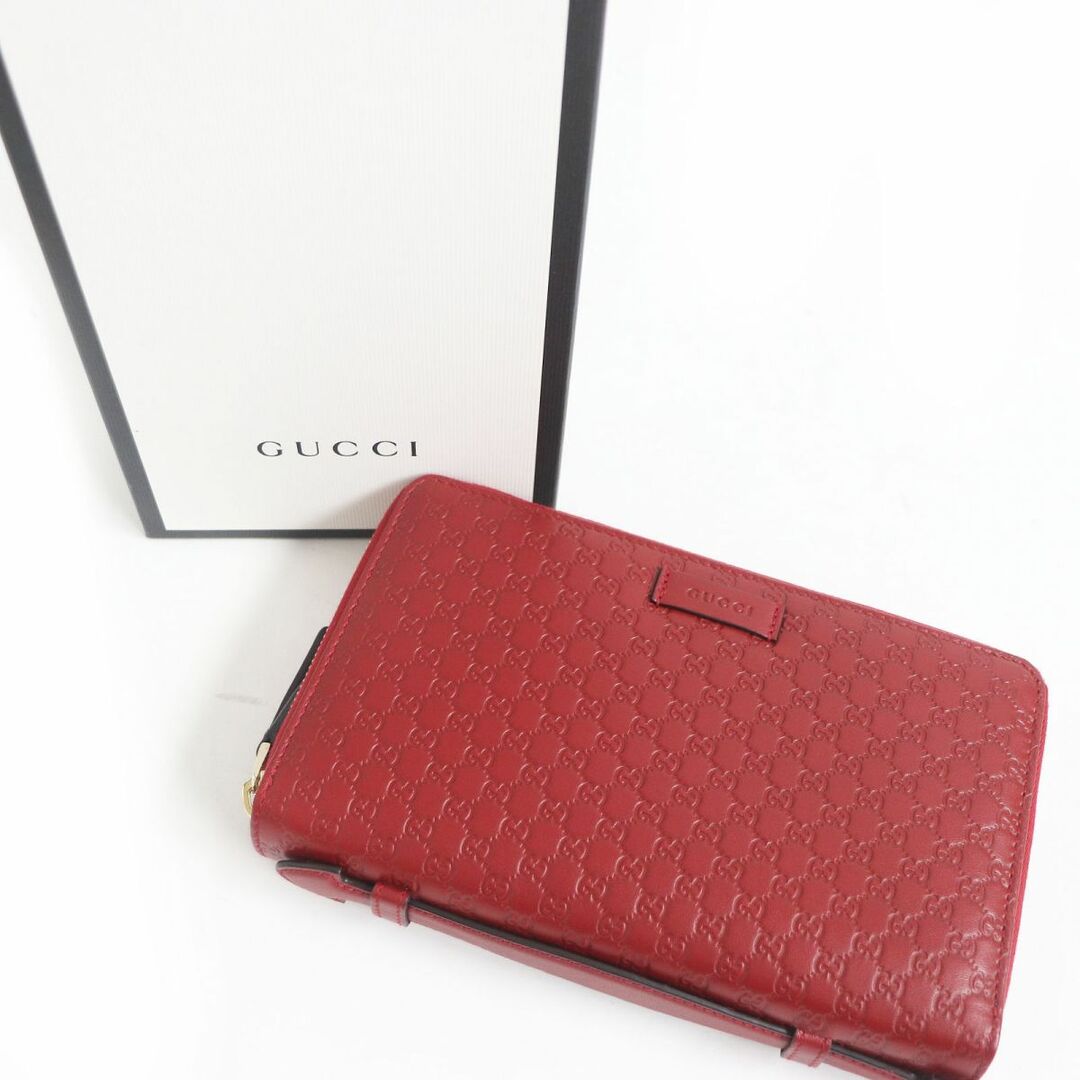 Gucci - 未使用品□GUCCI/グッチ 544250 マイクログッチ シマ ダブル ...