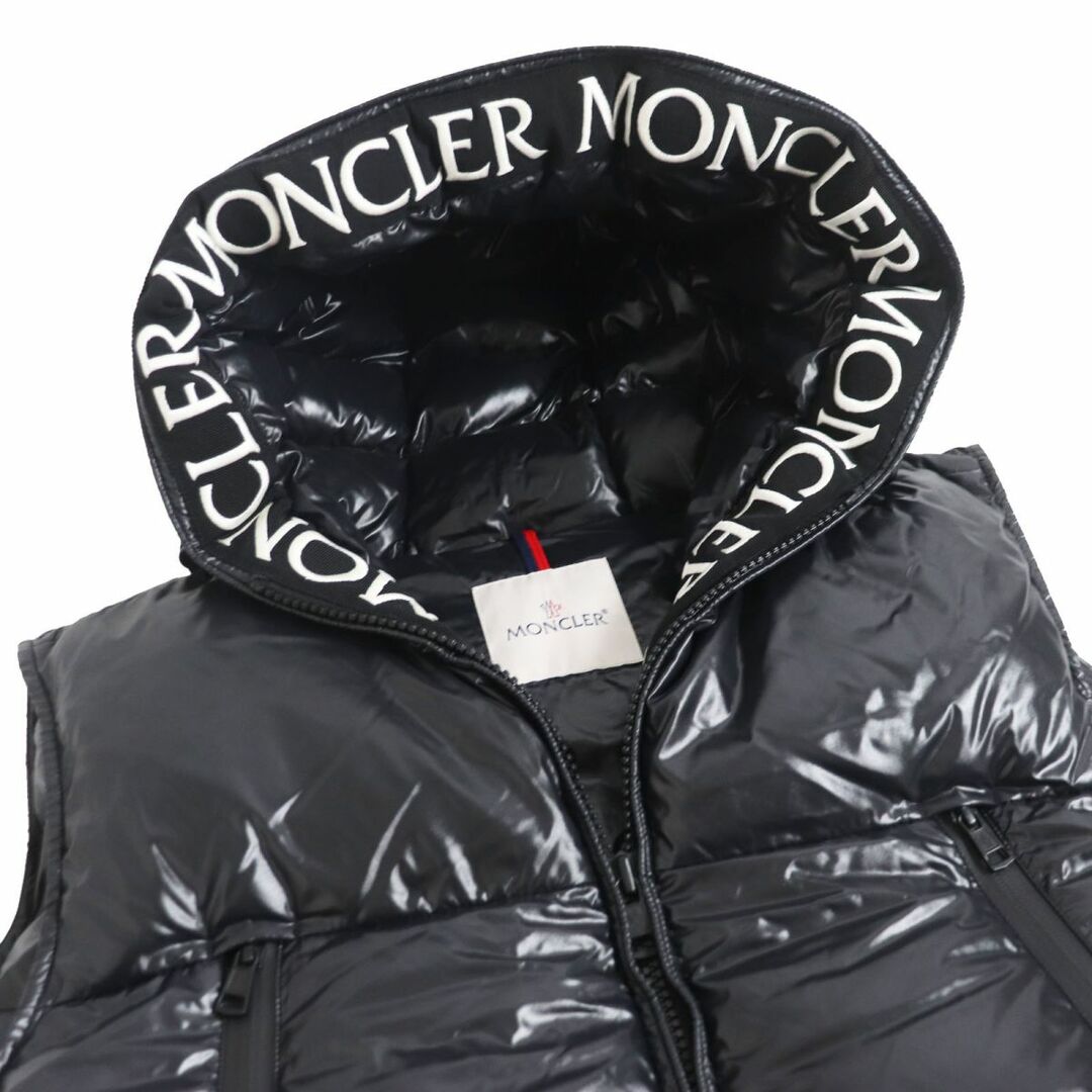 MONCLER（モンクレール） ダウン ベスト ブラック 3 ブラックロゴ