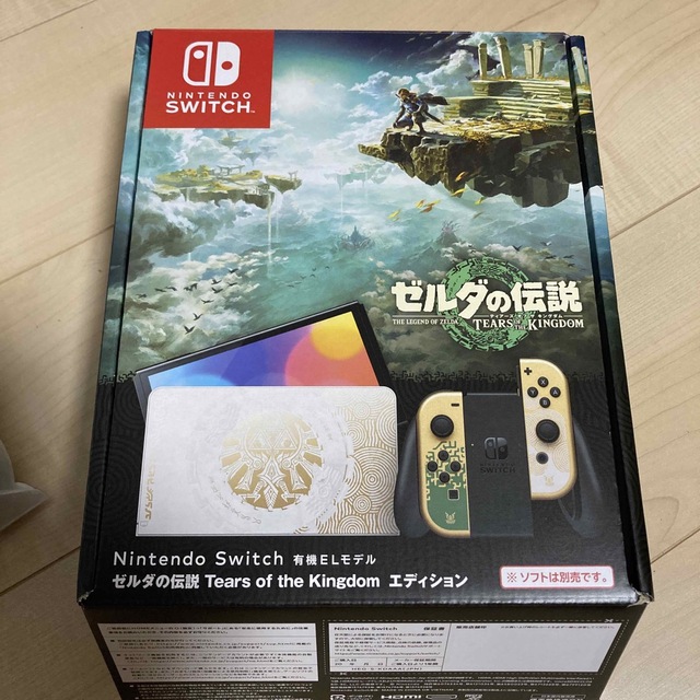 Nintendo Switch ゼルダの伝説モデル エンタメ/ホビーのゲームソフト/ゲーム機本体(家庭用ゲーム機本体)の商品写真