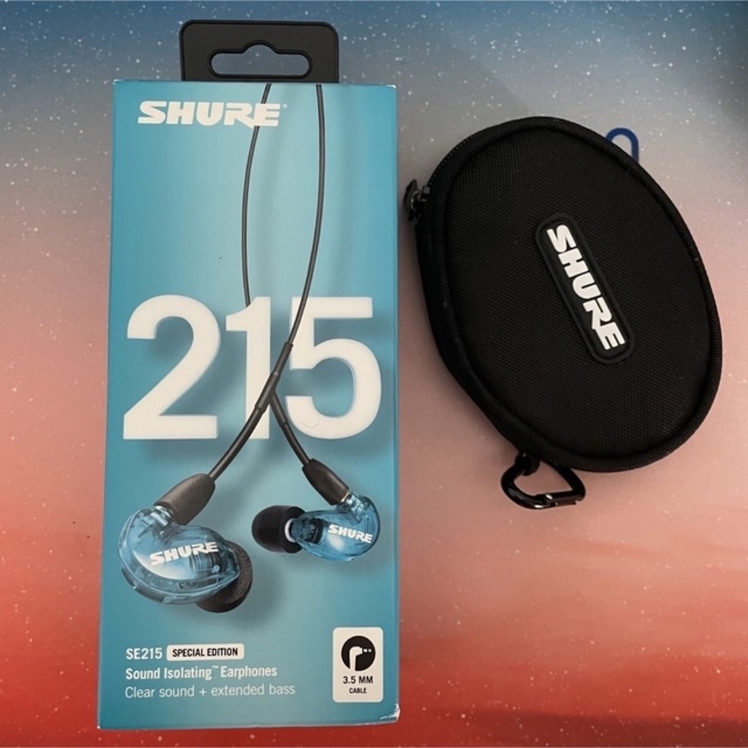 SHURE se215 イヤホン ゲーミングイヤホン スマホ/家電/カメラのオーディオ機器(ヘッドフォン/イヤフォン)の商品写真