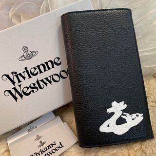 ヴィヴィアンウエストウッド(Vivienne Westwood)の☆新品☆ヴィヴィアンウエストウッド 二つ折り長財布 ブラック(長財布)