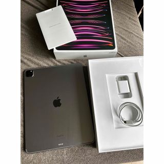 アイパッド(iPad)のiPad Pro 12.9 第6世代 cellular 2TB グレイ care(タブレット)