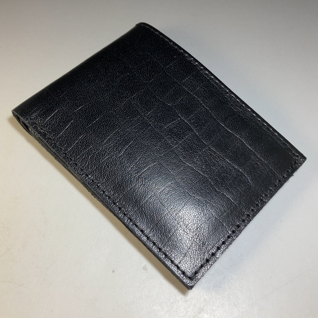 オーダーメイド品 牛革 本革 メンズ レディース 二つ折り財布 WW1964 メンズのファッション小物(折り財布)の商品写真