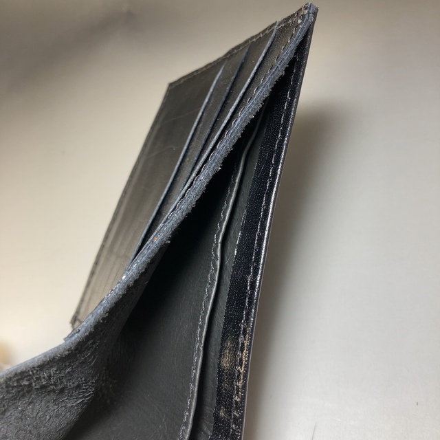オーダーメイド品 牛革 本革 メンズ レディース 二つ折り財布 WW1964 メンズのファッション小物(折り財布)の商品写真