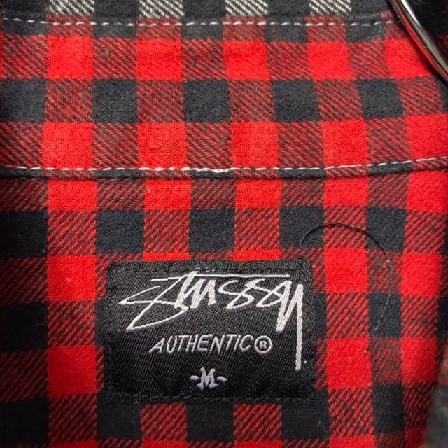 STUSSY(ステューシー)の【リバーシブル】ステューシー　ブロックチェック　ネルシャツ メンズのトップス(シャツ)の商品写真