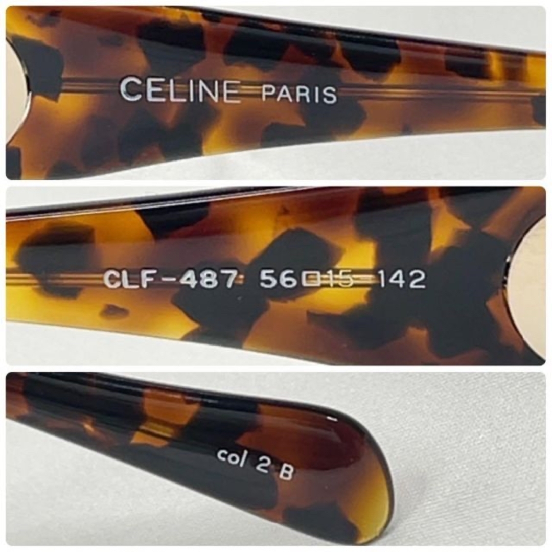 celine - (極美品！)CELINE セリーヌ CLF487 べっ甲柄 サングラスの