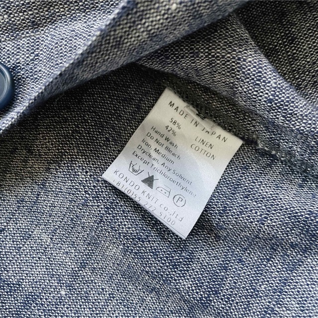 【美品】evam eva エヴァムエヴァ リネン コットン ステンカラーコート
