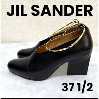 ジルサンダー(Jil Sander)のJIL SANDER アンクル リング レザーパンプス 37 1/2(ハイヒール/パンプス)