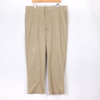 ディッキーズ(Dickies)のディッキーズ ワークパンツ チノパン 874 オリジナルフィット 大きいサイズ ボトムス アメリカ古着 メンズ 40サイズ ベージュ Dickies(その他)