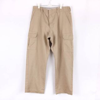 ディッキーズ(Dickies)のディッキーズ ワークパンツ カーゴパンツ リラックスストレート 大きいサイズ ボトムス アメリカ古着 メンズ 38×32サイズ ベージュ Dickies(その他)