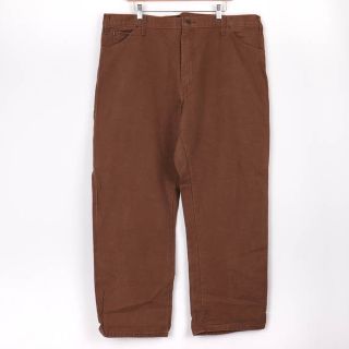 ディッキーズ(Dickies)のディッキーズ ワークパンツ ペインターパンツ リラックスFIT 大きいサイズ ボトムス アメリカ古着 メンズ 42×30サイズ ブラウン Dickies(その他)