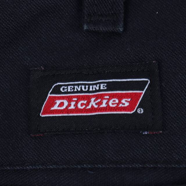 Dickies(ディッキーズ)のディッキーズ ワークパンツ カーゴパンツ S相当 ストレート チノパン ボトムス アメリカ古着 記名有り メンズ ブラック Dickies メンズのパンツ(その他)の商品写真
