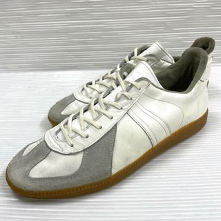 US古着 GERMAN TRAINER ジャーマントレーナー レザースニーカー BW SPORT サイズ：29cm ホワイト【中古】(スニーカー)