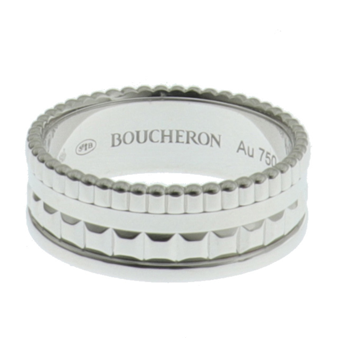 BOUCHERON(ブシュロン)の (新品仕上げ済）ブシュロン BOUCHERON キャトル ラディアント リング スモール 指輪 K18 WG ホワイトゴールド #58 約17.5号 JRG02683 8656 レディースのアクセサリー(リング(指輪))の商品写真