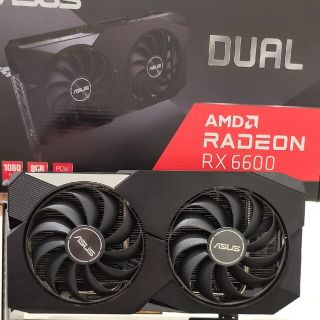 エイスース(ASUS)のDUAL-RX6600-8G　②(PCパーツ)