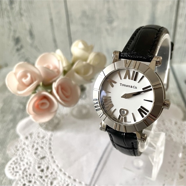 TIFFANY u0026CO ティファニー アトラス L0640 腕時計 電池切れ-
