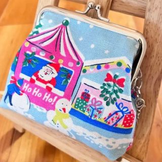 キャスキッドソン(Cath Kidston)のキャスキッドソン クリスマスマーケット がま口財布(財布)