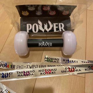 ジャニーズウエスト(ジャニーズWEST)のジャニーズWEST POWER ペンライト　中古(アイドルグッズ)