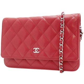 シャネル マトラッセ ショルダーバッグ(レディース)(レッド/赤色系 シャネル マトラッセ ショルダーバッグ(レディース)(レッド/赤色系