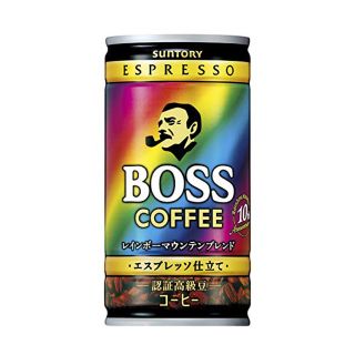 ※ サントリー ボス Bossレインボーマウンテン185ｇ 3ケース90本(コーヒー)