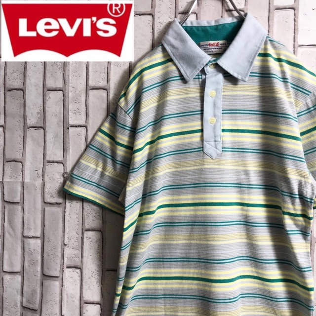 Levi's(リーバイス)のリーバイス　ポロシャツ　ボーダーシャツ　レッドタブ　Levis Levi's メンズのトップス(ポロシャツ)の商品写真