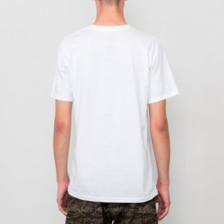 HUF Tシャツ XL OG LOGO RIPPED TEE リペッド ホワイト