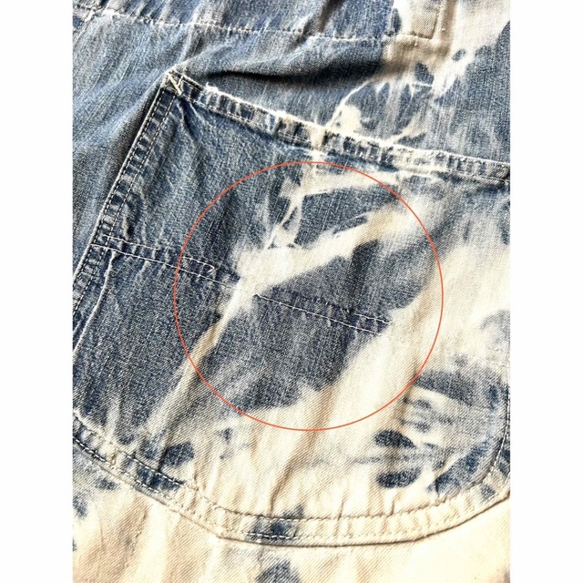 [Lee] USA製 メンズ オリジナル91-J ブリーチデニムジャケットジャケット/アウター
