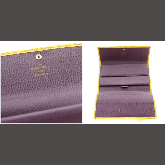 LOUIS VUITTON(ルイヴィトン)のルイヴィトン LOUIS VUITTON エピ 長財布 三つ折り レザー 黄色 レディースのファッション小物(財布)の商品写真