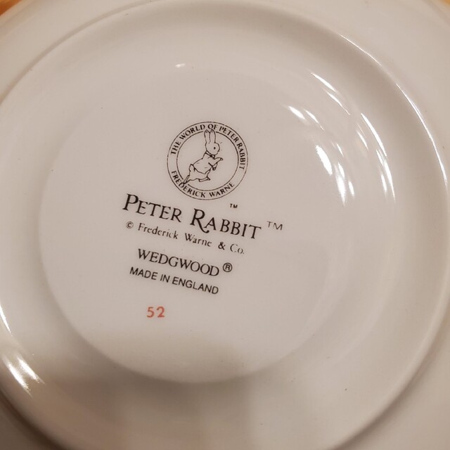 新品 ピーターラビット WEDGWOOD ウェッジウッド カップ ソーサー 皿