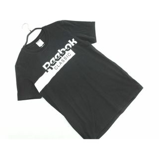 リーボック(Reebok)のリーボック クラシック ロゴ プリント Tシャツ sizeM/黒 ■◆ メンズ(Tシャツ/カットソー(半袖/袖なし))