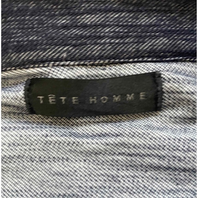 TETE HOMME(テットオム)のテットオム ポロシャツ M ネイビー メンズのトップス(ポロシャツ)の商品写真