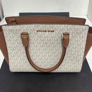 Michael Kors - 【美品】マイケルコース 水色 2WAY ハンドバッグ 春