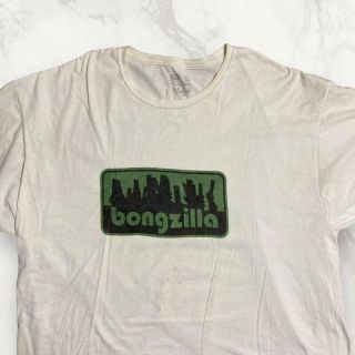 HIR FRUIT 古着  白 bongzilla　ボングジラ　バンド Tシャツ(Tシャツ/カットソー(半袖/袖なし))