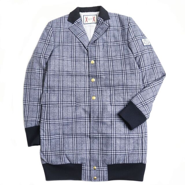超高級】MONCLER モンクレールガムブルー ダウンシャツ - agedor.ma