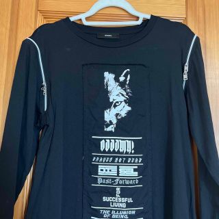 ディーゼル(DIESEL)のディーゼル　ロンT カットソー 狼(Tシャツ(長袖/七分))