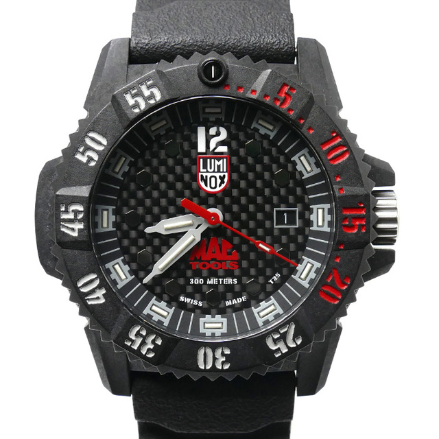 LUMINOX ルミノックス 腕時計 電池式 MASTER CARBON SEAL 3800 3801 Mactools LTD/08933802 メンズ【美品】