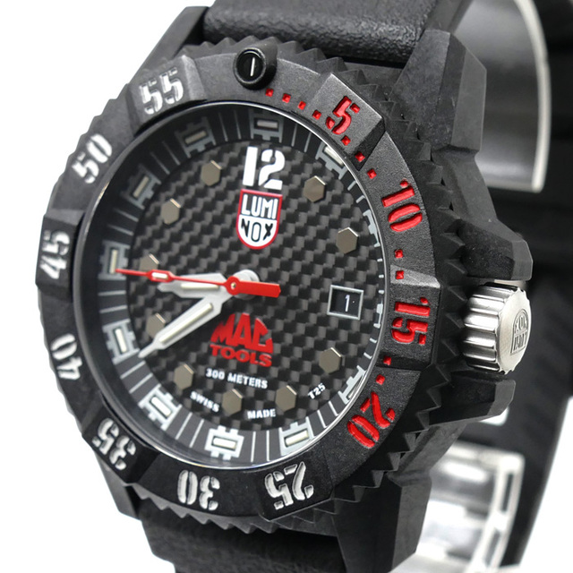 Luminox(ルミノックス)のLUMINOX ルミノックス 腕時計 電池式 MASTER CARBON SEAL 3800 3801 Mactools LTD/08933802 メンズ【中古】【美品】 メンズの時計(腕時計(デジタル))の商品写真