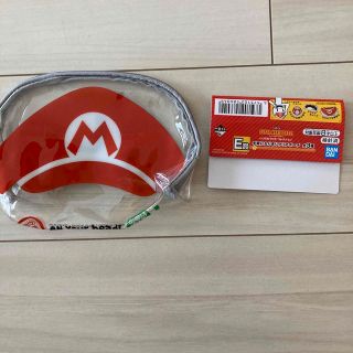 一番くじ　マリオ　手軽になりきりクリアポーチ　ルイージ　未使用(キャラクターグッズ)