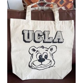 ユーシーエルエー(UCLA)の非売品 ノベルティ UCLA トートバッグ エコバッグ キャンバス ベアー 帆布(トートバッグ)