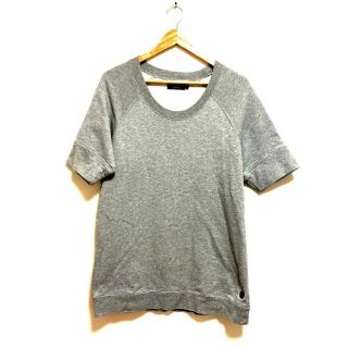 ディーゼル(DIESEL)のDIESEL ディーゼル　スウェット　Tシャツ　スウェT 無地　グレー　M(Tシャツ/カットソー(半袖/袖なし))