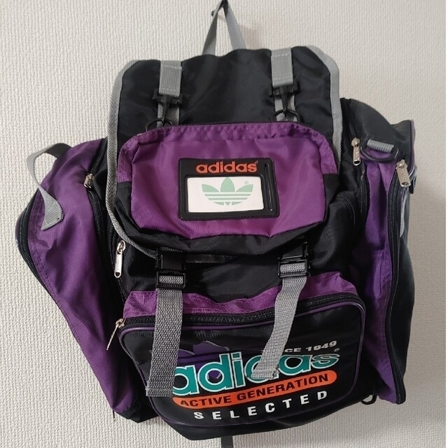 貴重!レア!ビンテージ トレフォイル アディダス リュック 登山 バックパック