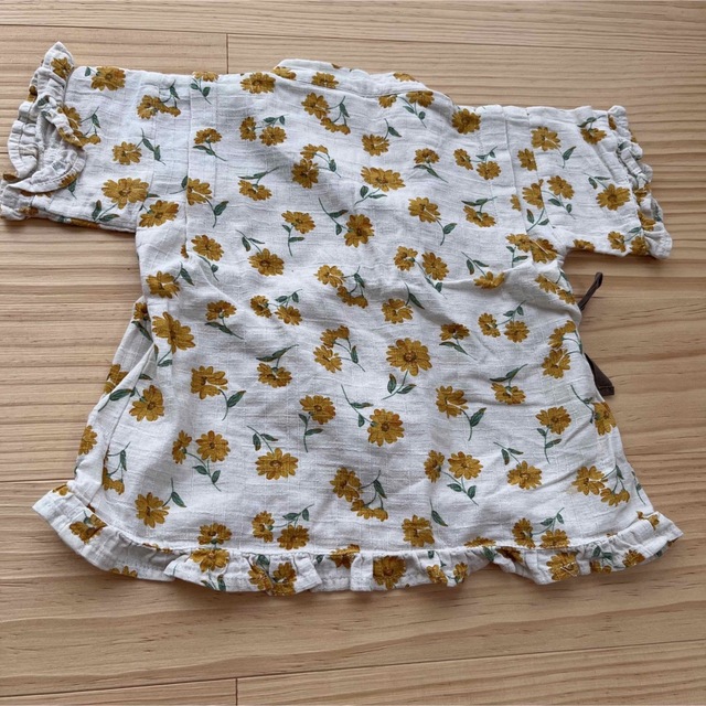 甚平　セットアップ　90 キッズ/ベビー/マタニティのキッズ服女の子用(90cm~)(甚平/浴衣)の商品写真