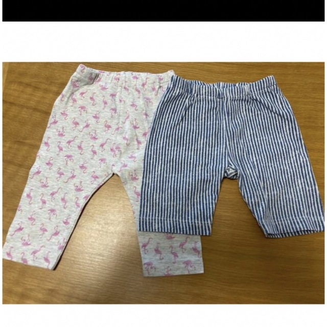 UNIQLO(ユニクロ)のレギンス 2本セット キッズ/ベビー/マタニティのキッズ服女の子用(90cm~)(パンツ/スパッツ)の商品写真