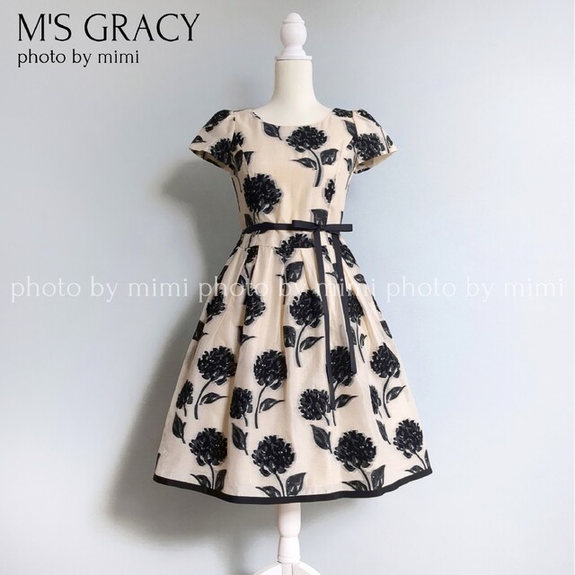 M'S GRACY*カタログ掲載*フラワージャガードワンピース | フリマアプリ ラクマ