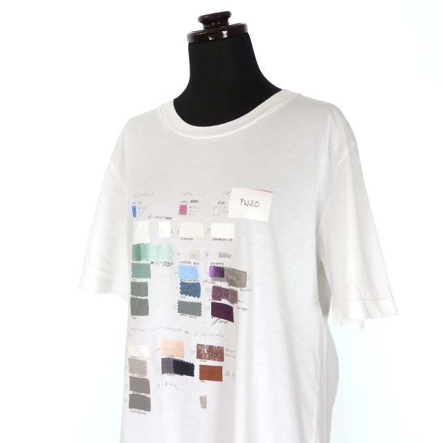 1177 美品 MM6 メゾン マルジェラ Tシャツ カットソー ナイロン 総柄 T