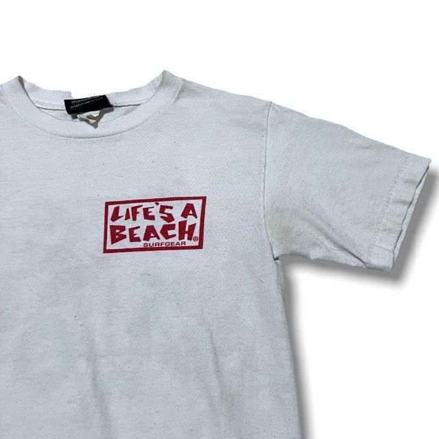 古着 LIFE'S A BEACH 90s ライフズアビーチ 希少 バックプリンの 古着 LIFE'S A BEACH 90s ライフズアビーチ 希少 バックプリンの