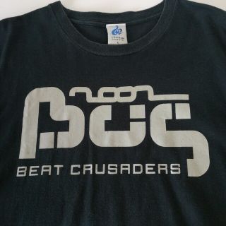 BEAT CRUSADERS ビートクルセイダース 半袖Tシャツ メンズL 古着(Tシャツ/カットソー(半袖/袖なし))