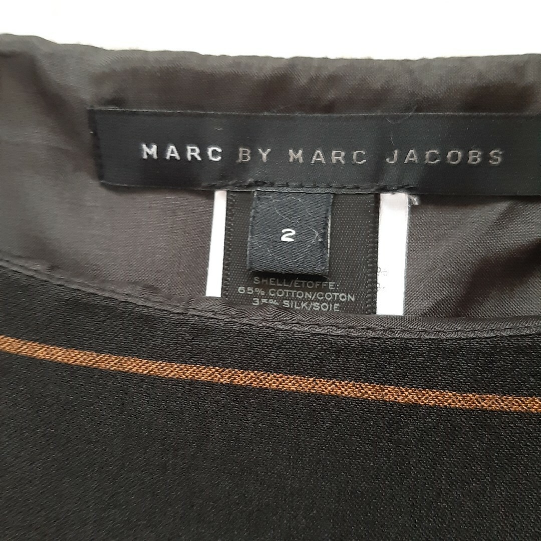 MARC BY MARC JACOBS(マークバイマークジェイコブス)のマークバイマークジェイコブス　ノースリーブ　ワンピース　M 　Aライン レディースのワンピース(ひざ丈ワンピース)の商品写真